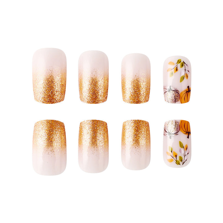 Autumn-Themed Decorative Nail Art Kalsten