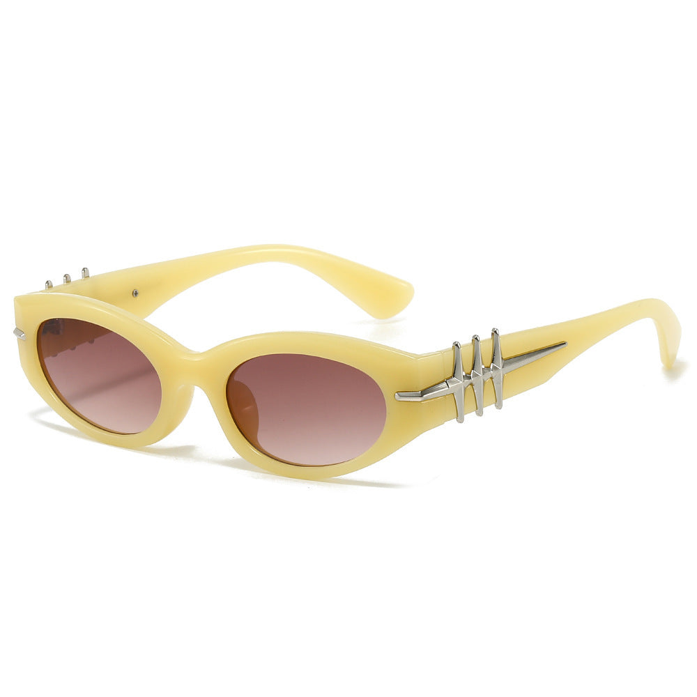 Stylish Elegant Oval Frame Sunglasses Kalsten