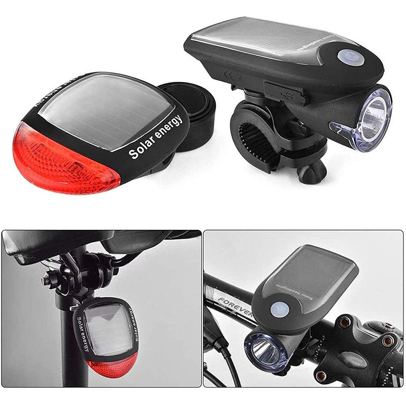 Solar-Powered High-Visibility Bike Headlight Kalsten