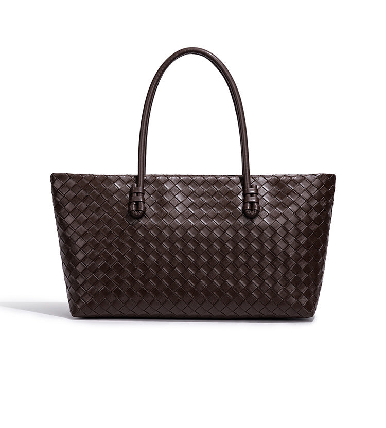 Woven Leather Tote Bag Kalsten