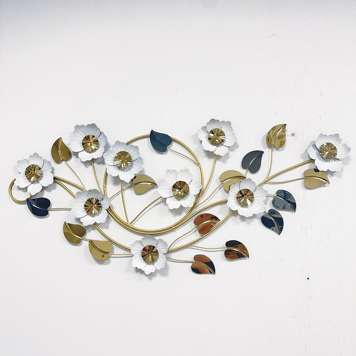 Floral Metal Wall Art Decor Kalsten