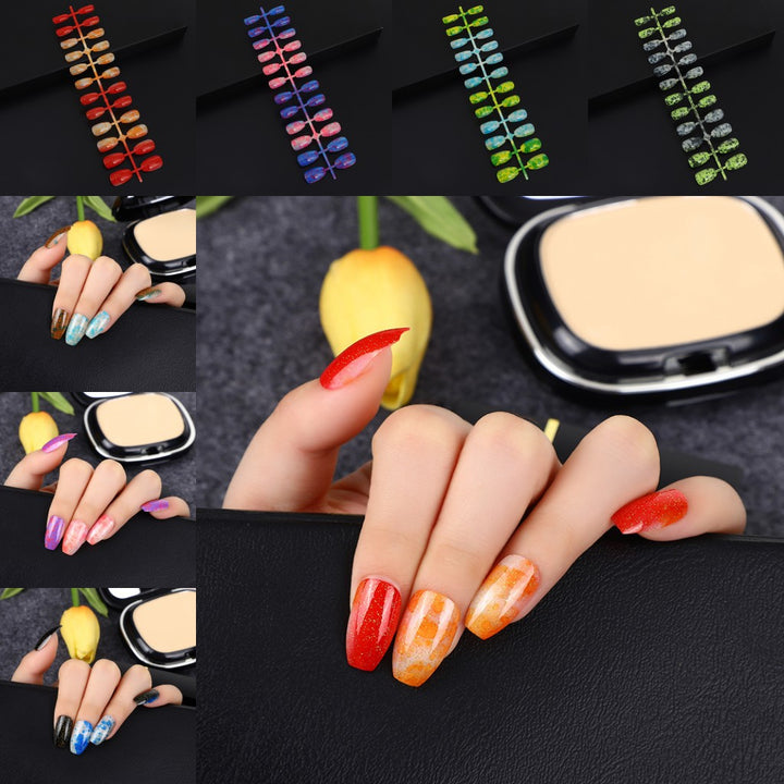 Luxury glitter design artificial nails Kalsten