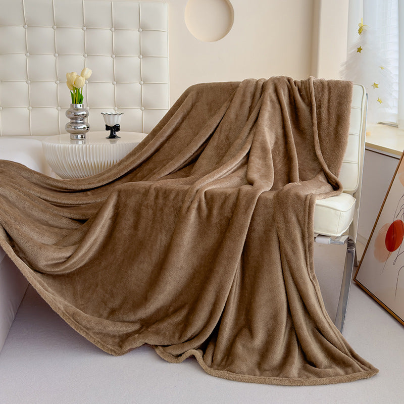 Cozy Microfiber Throw Blanket