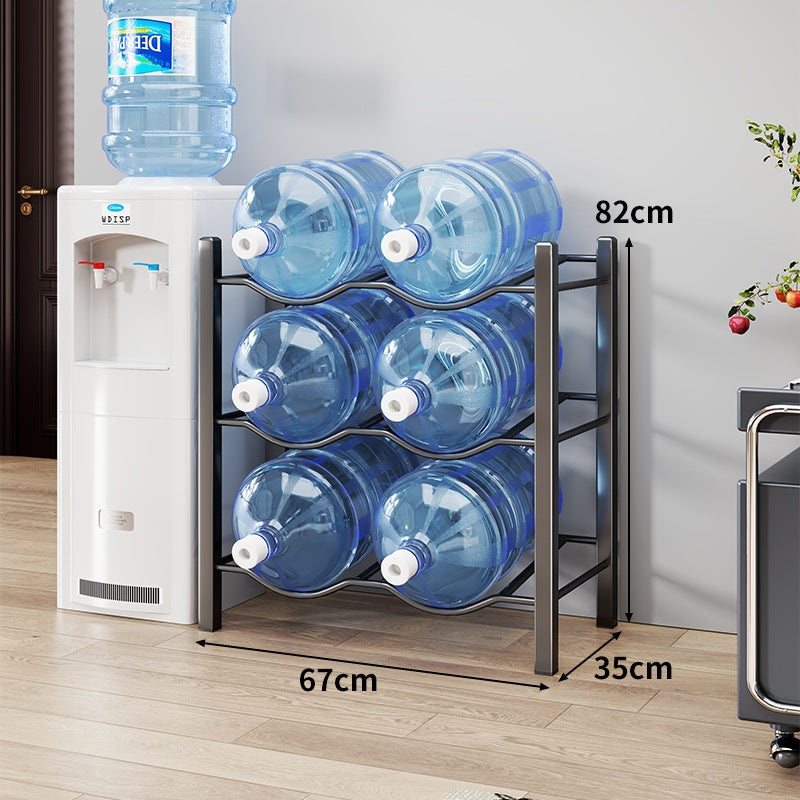 Heavy-Duty Triple-Tier Water Jug Rack for Large Bottles