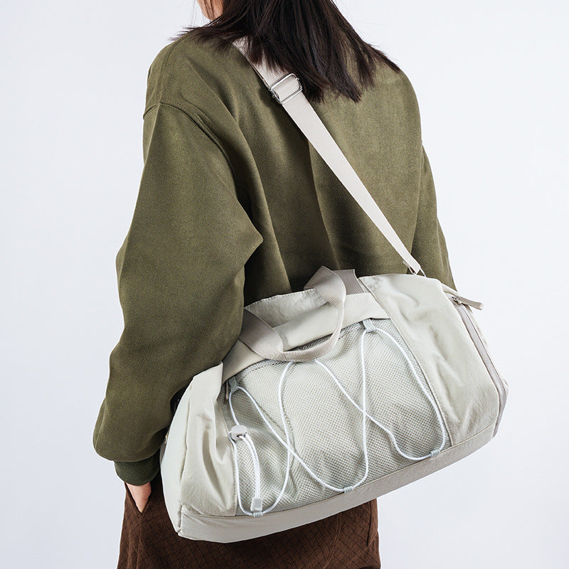 Spacious Mesh Sports Duffle Bag Kalsten