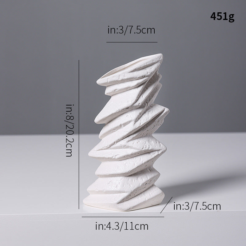 Abstract Textured Ceramic Sculpture Kalsten