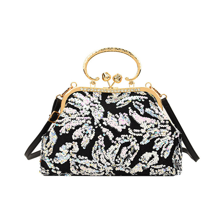 Elegant Sequined Evening Handbag