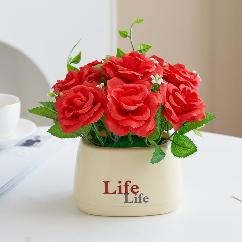 Lifelike Decorative Floral Arrangement