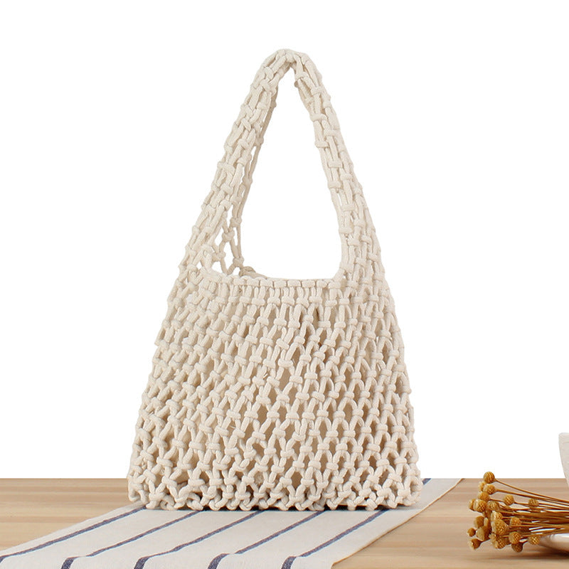 Hand-knotted jute bag Kalsten