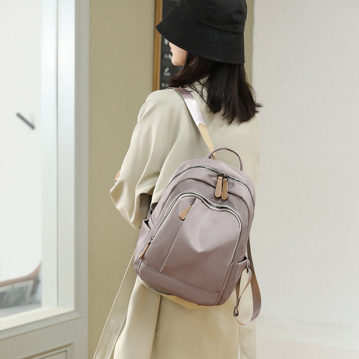 Sleek Multi-Pocket Nylon Backpack Kalsten