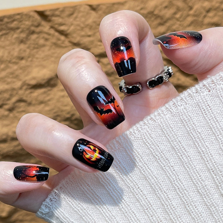 Halloween-Themed Press-On Nail Art Set Kalsten