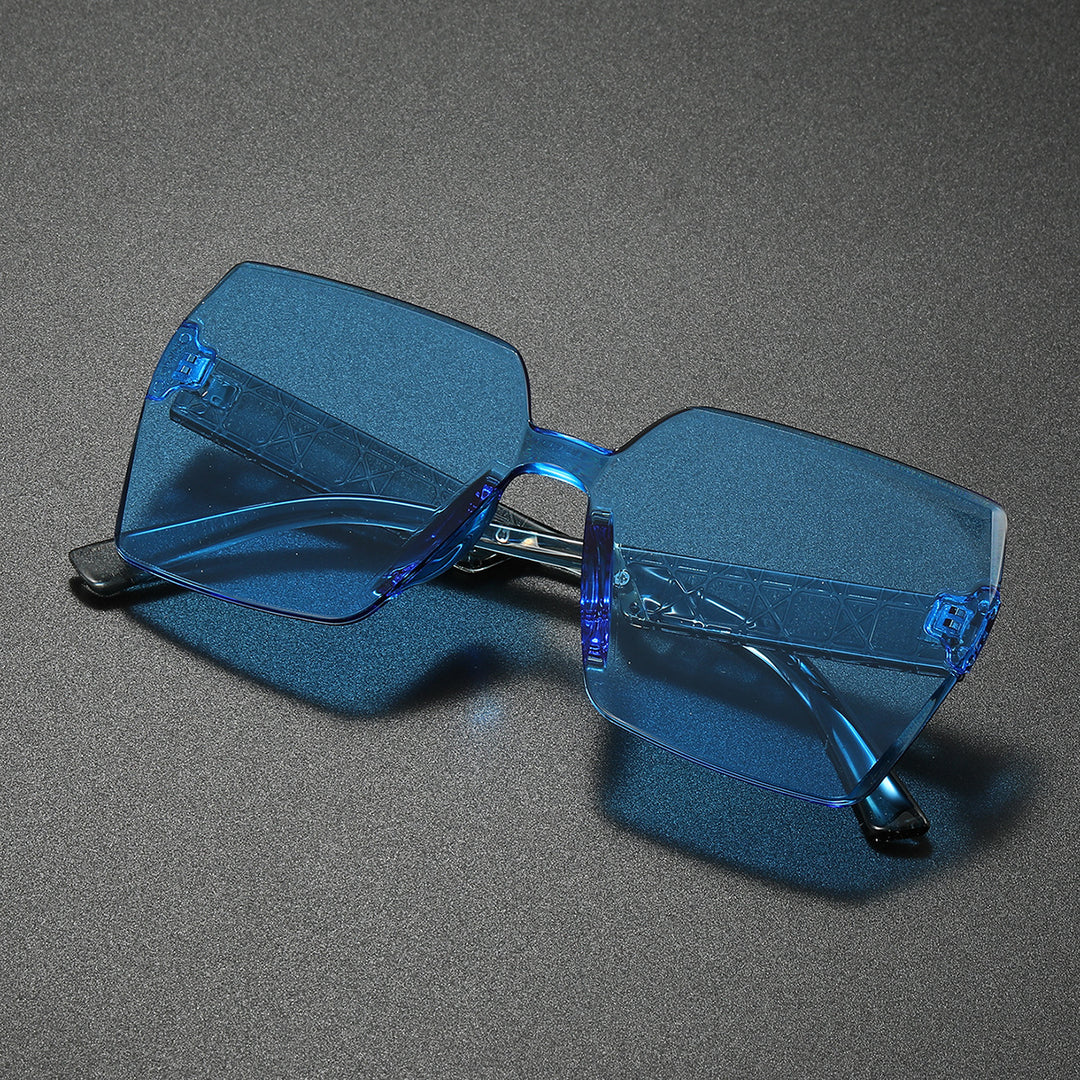 Luxurious Oversized Hexagonal Sunglasses Kalsten
