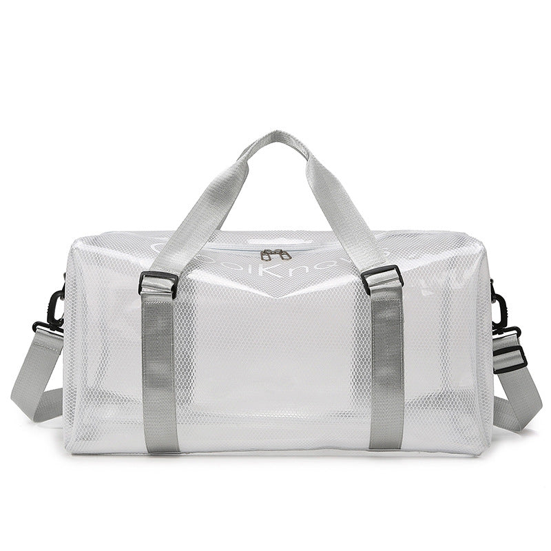 Transparent Mesh Sports Duffel Bag Kalsten
