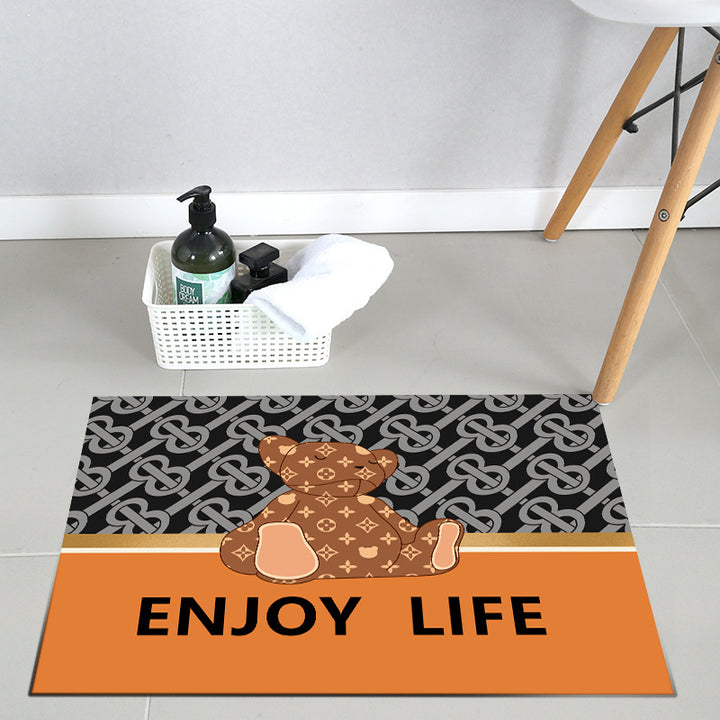 Decorative Bath Mat Kalsten