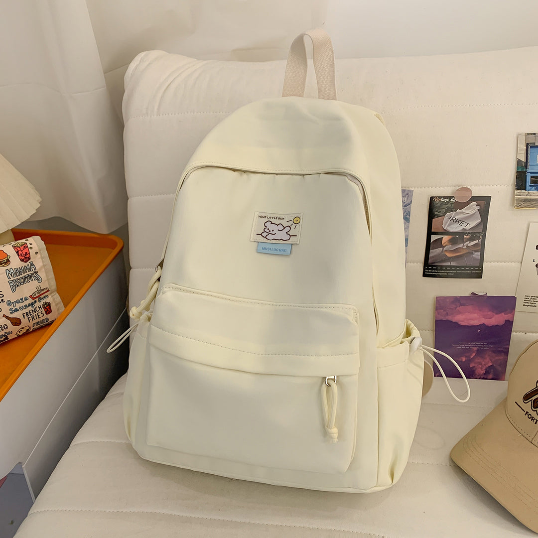 Cute Plush-Embellished Casual Backpack Kalsten