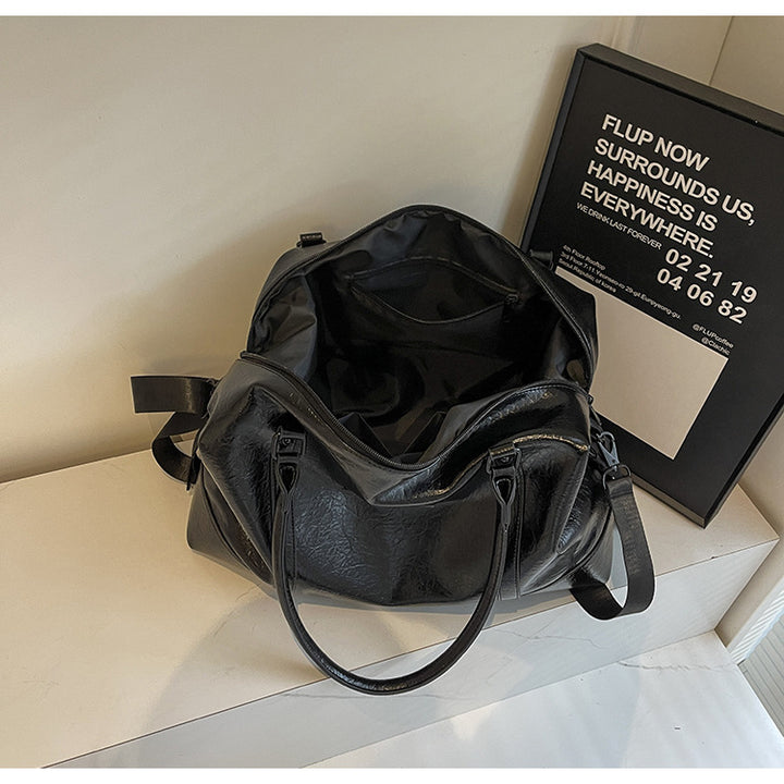 Leather Travel Duffle Bag