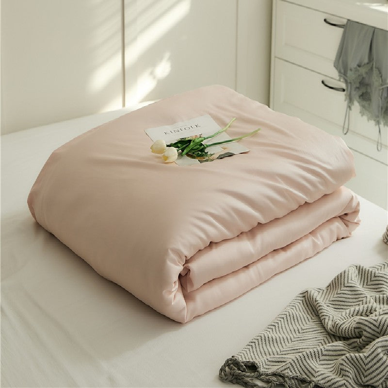 Luxurious Breathable Silk Duvet Cover Set With Hidden Zipper And Wrinkle Resistant Finish