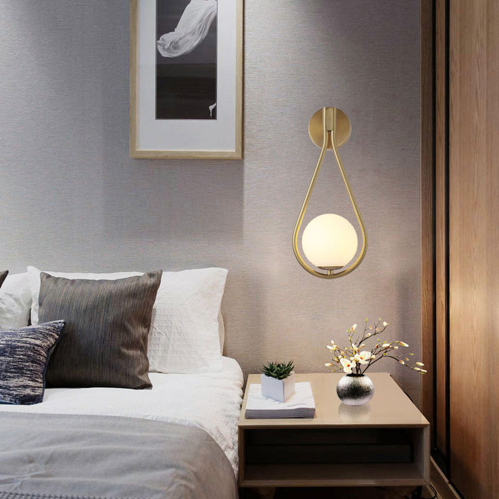 Modern Tear-Drop Wall Light