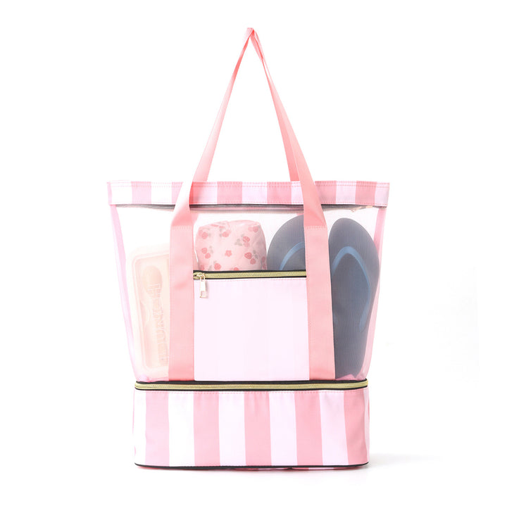 Beach bag with see-through design and large storage Kalsten