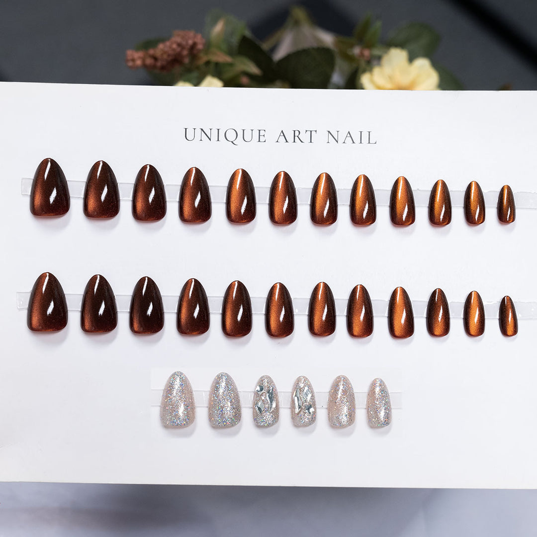 High Shine Press-On Nail Art