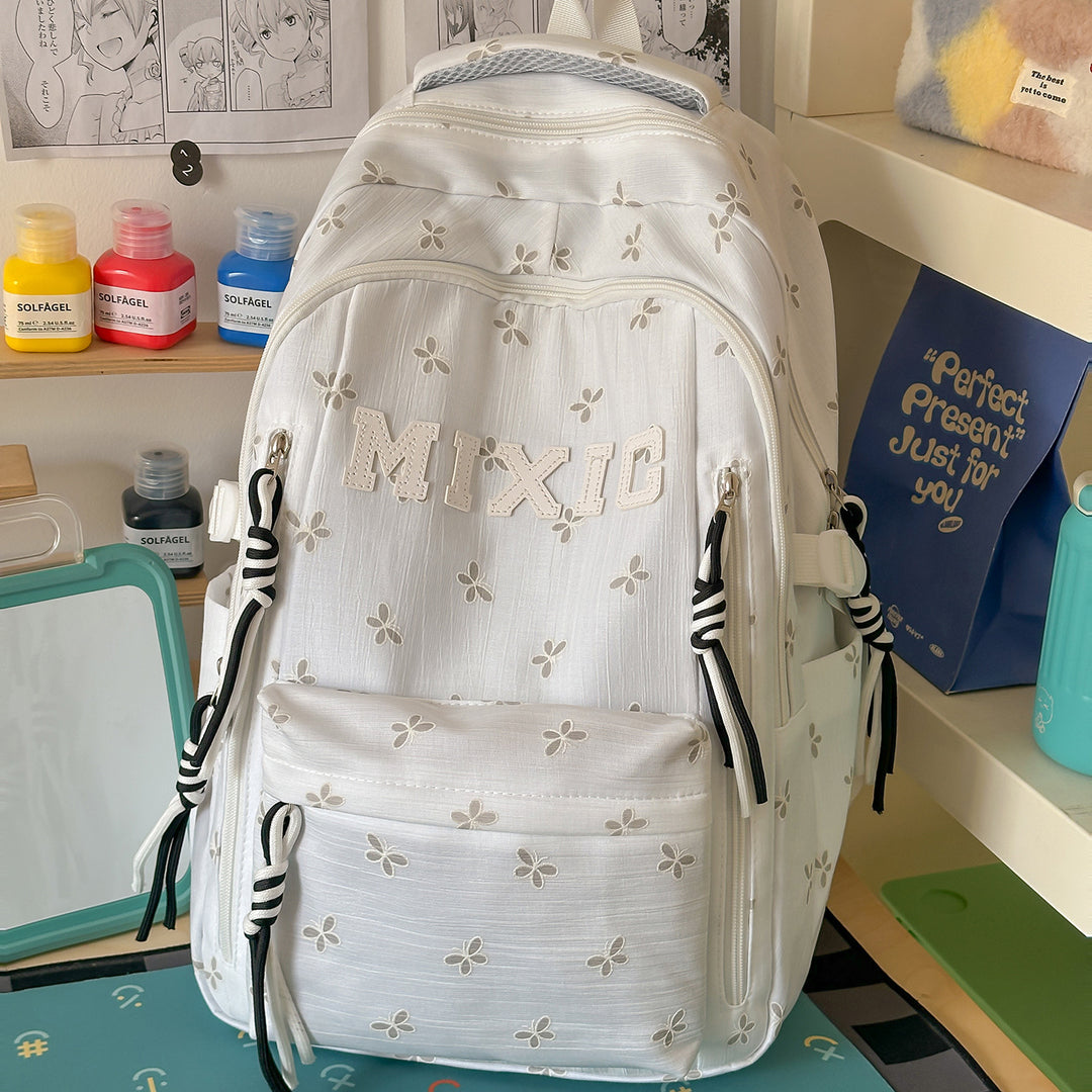 Floral Appliqué Stylish Backpack Kalsten