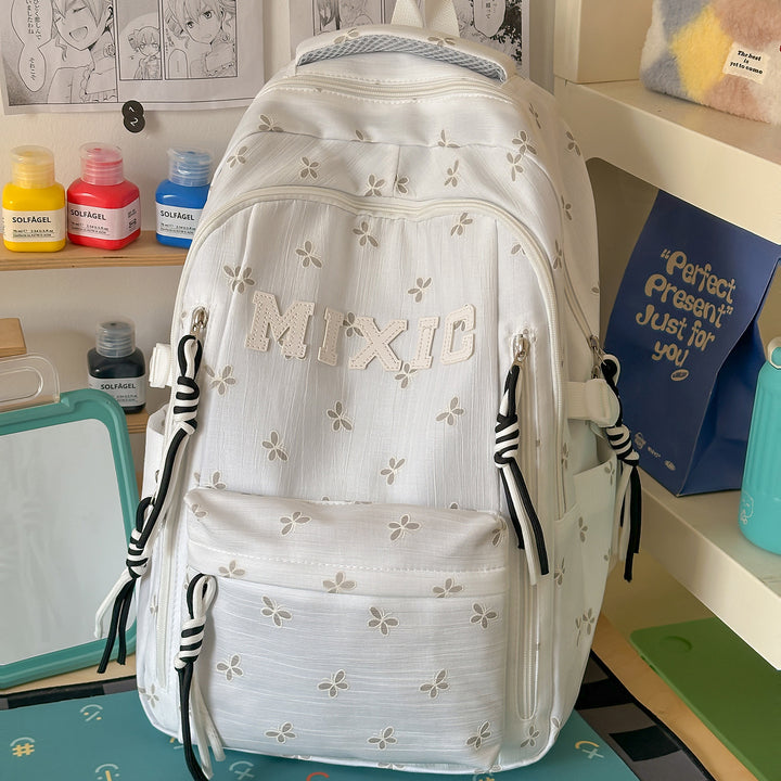 Floral Appliqué Stylish Backpack Kalsten