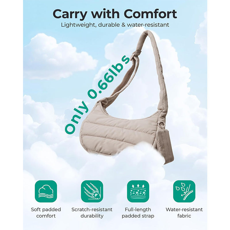 Practical shoulder bag with insulating properties and drink compartment Kalsten