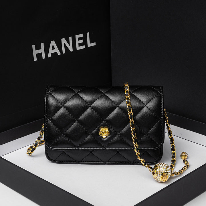 Elegant Quilted Crossbody Clutch