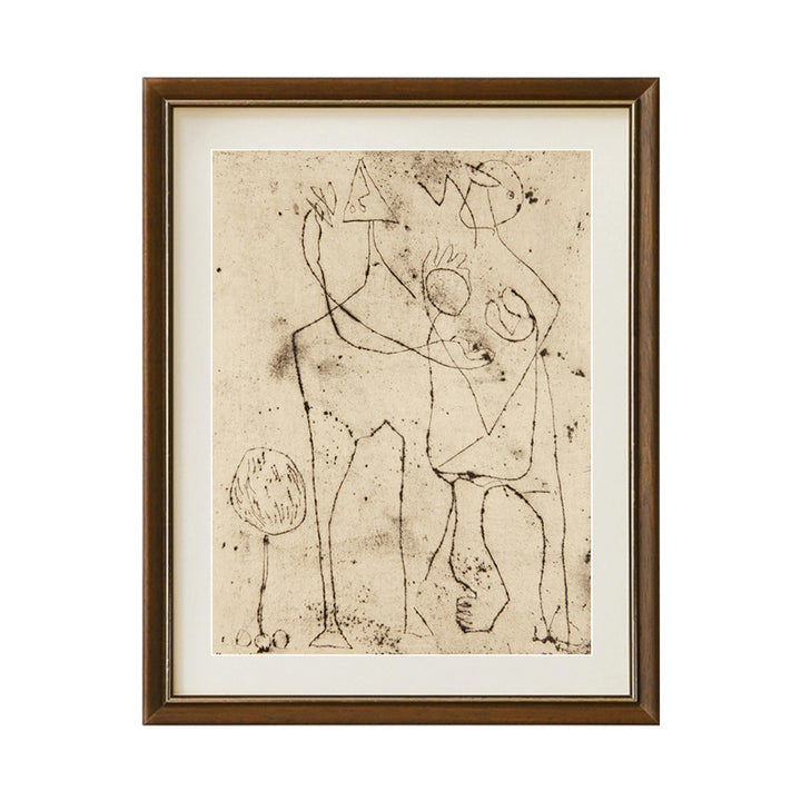 Abstract Line Art Framed Print
