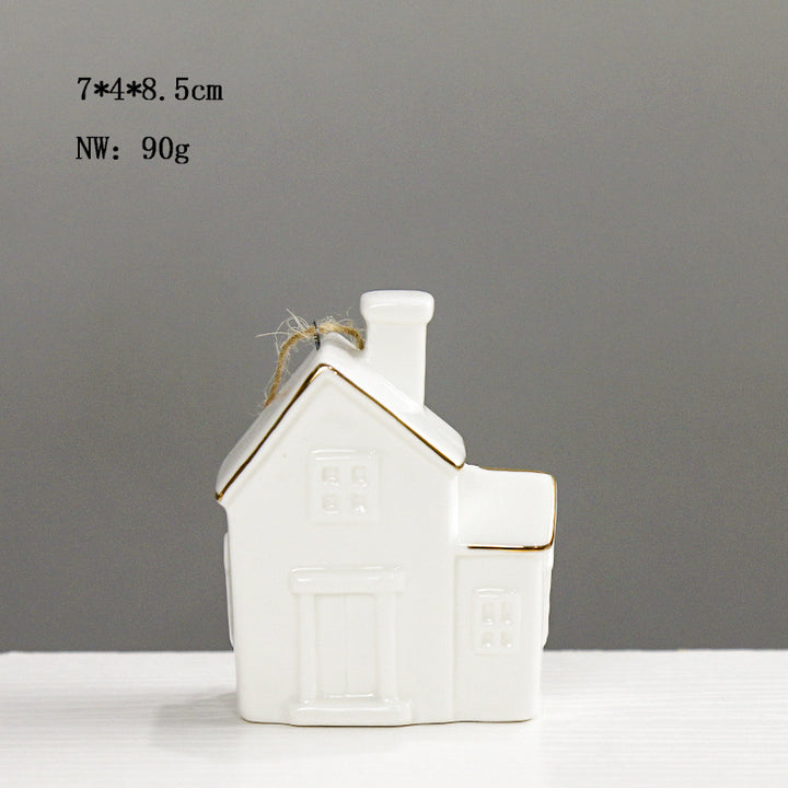 Decorative House-Shaped Ceramic Kalsten