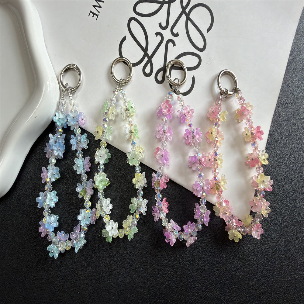 Floral Charm Phone Lanyard Kalsten