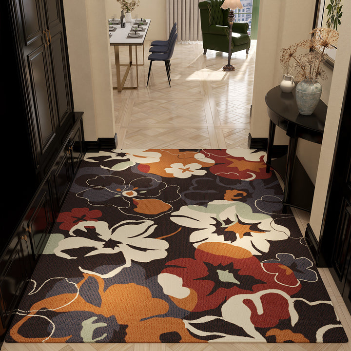 Luxurious Floral Pattern Area Rug Kalsten