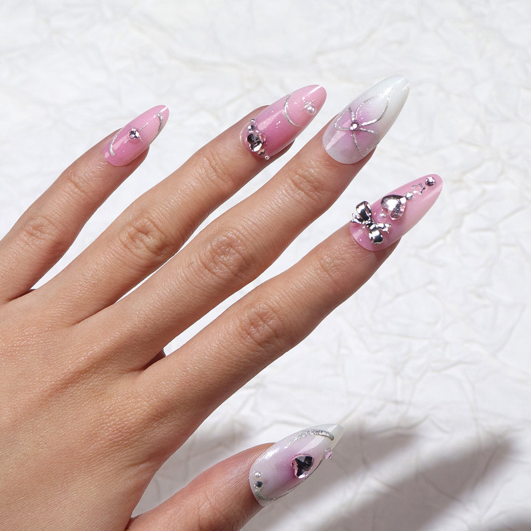 Decorative Long Stiletto Nail Art Kalsten