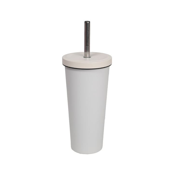 Women's High-Quality Insulated Drinking Bottle with Stainless Steel Straw Kalsten