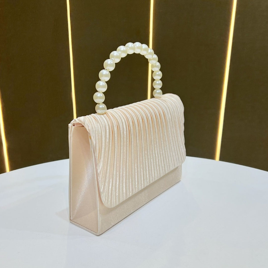 Pleated Elegant Evening Handbag