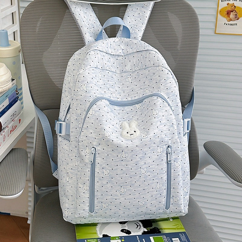 Cute Bunny-Themed School Backpack Kalsten
