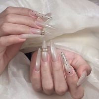 Elegant Sculpted Stiletto Nails