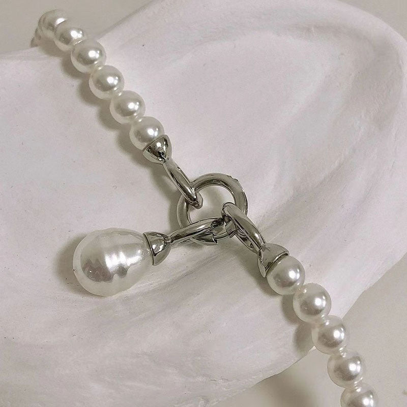 Elegant Pearl-Embellished Bag Strap Kalsten