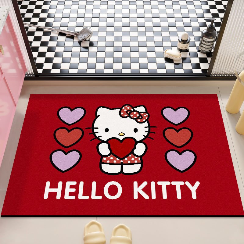 Hello Kitty Plush Bath Mat for Bathrooms