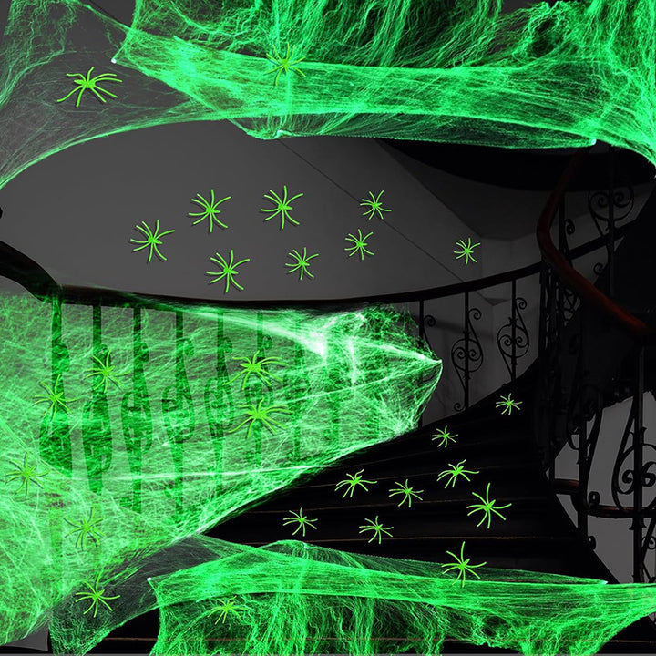 Glow-in-the-Dark Plastic Spider Decoration Kalsten