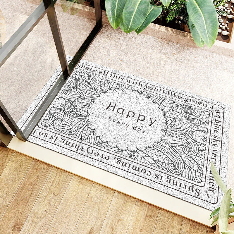 Inspirational Quote Welcome Mat