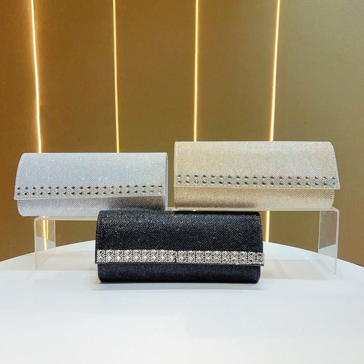 Sparkling Rhinestone Evening Clutch