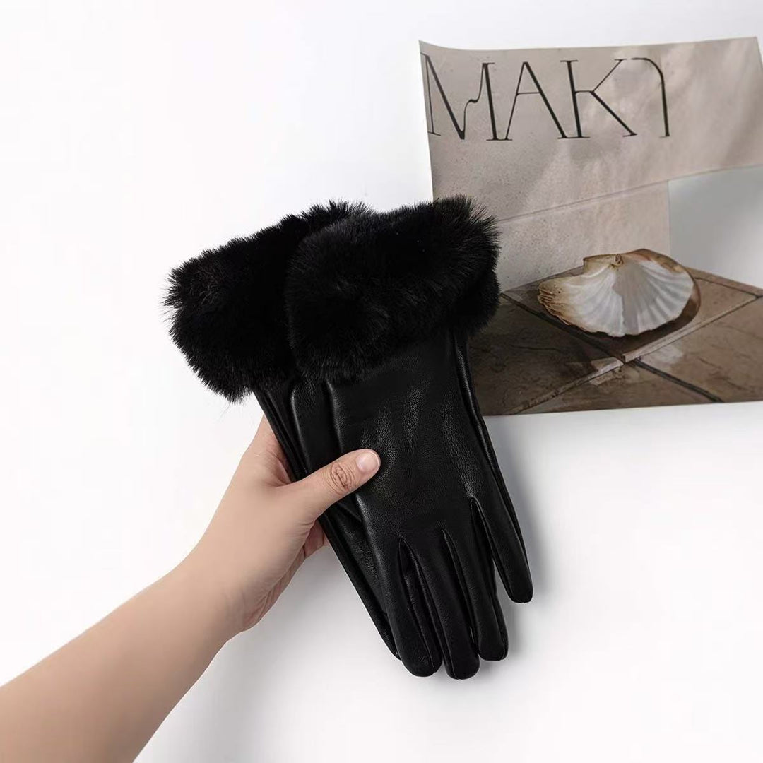 Elegant Touchscreen Leather Gloves Kalsten