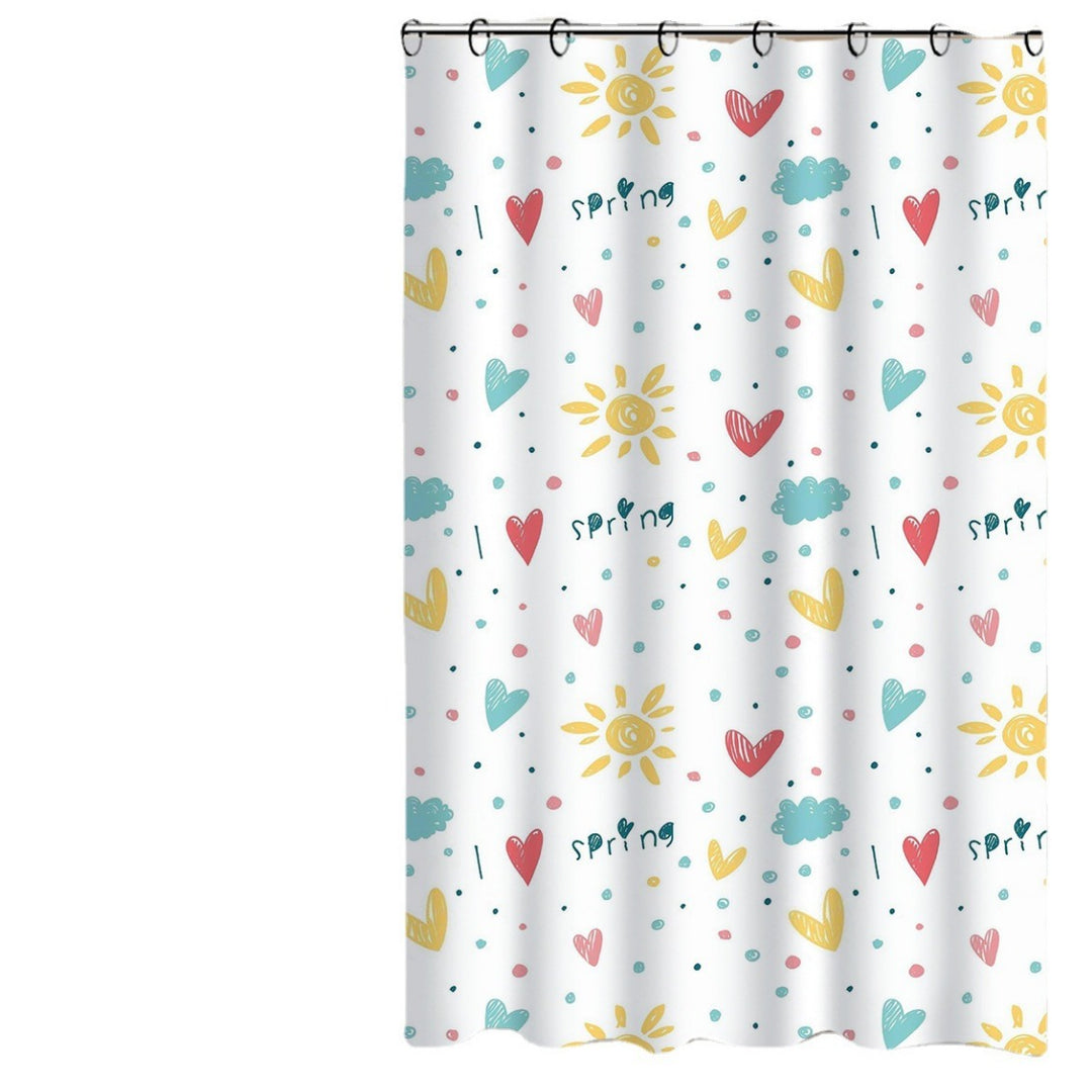 Floral Patterned Shower Curtain Kalsten