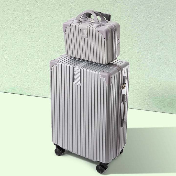 Men's Dual-Layer Hard-Shell Rolling Luggage Set Kalsten