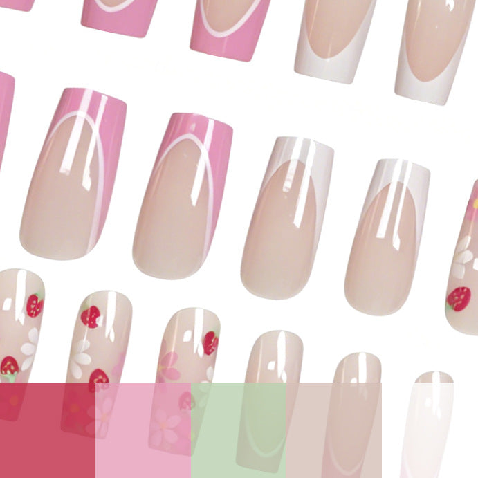Floral Art Acrylic Nail Extensions Kalsten