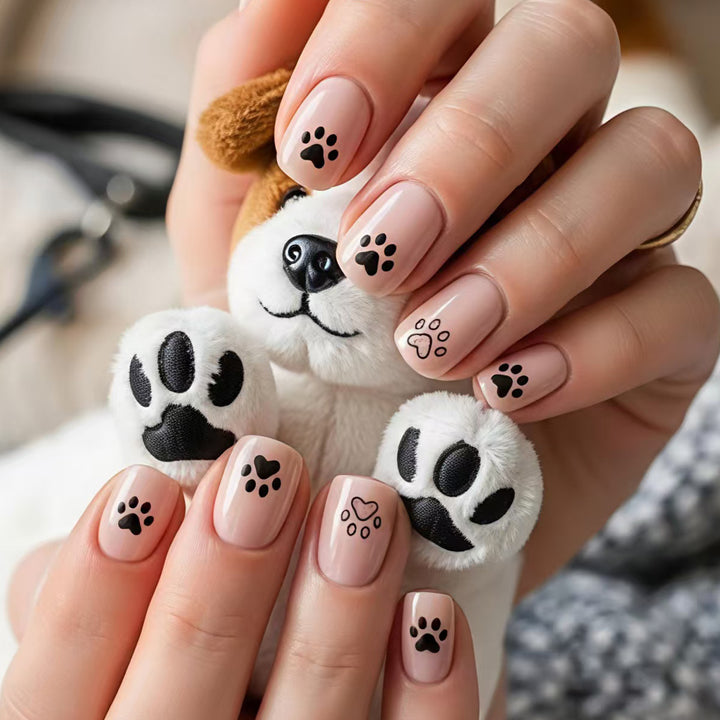 Playful Pet-Themed Nail Art Kalsten