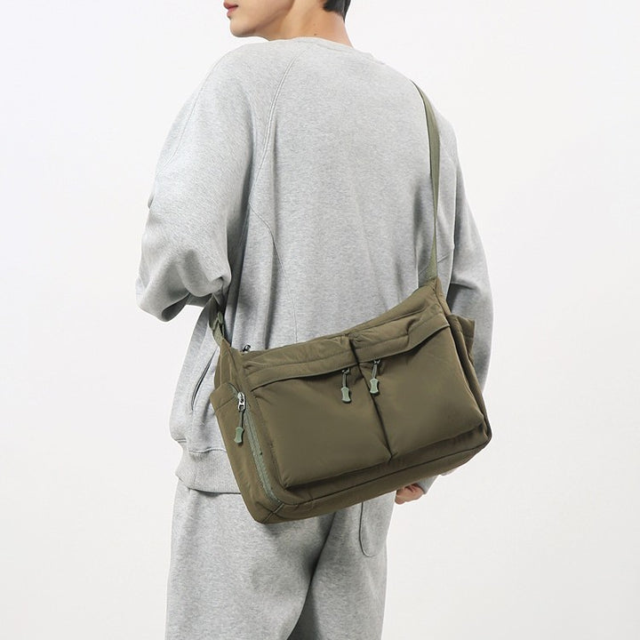 Multi-Pocket Travel Messenger Bag