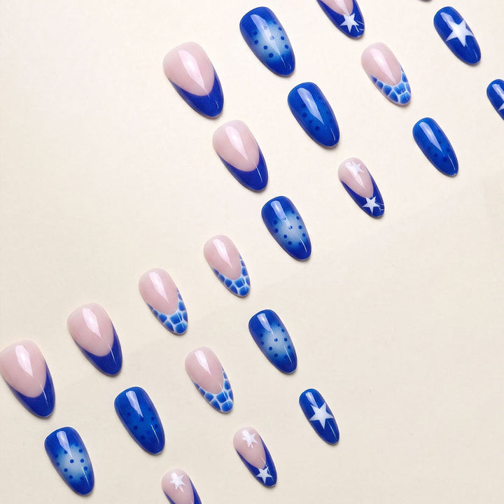 Elegant Artful Press-On Nails