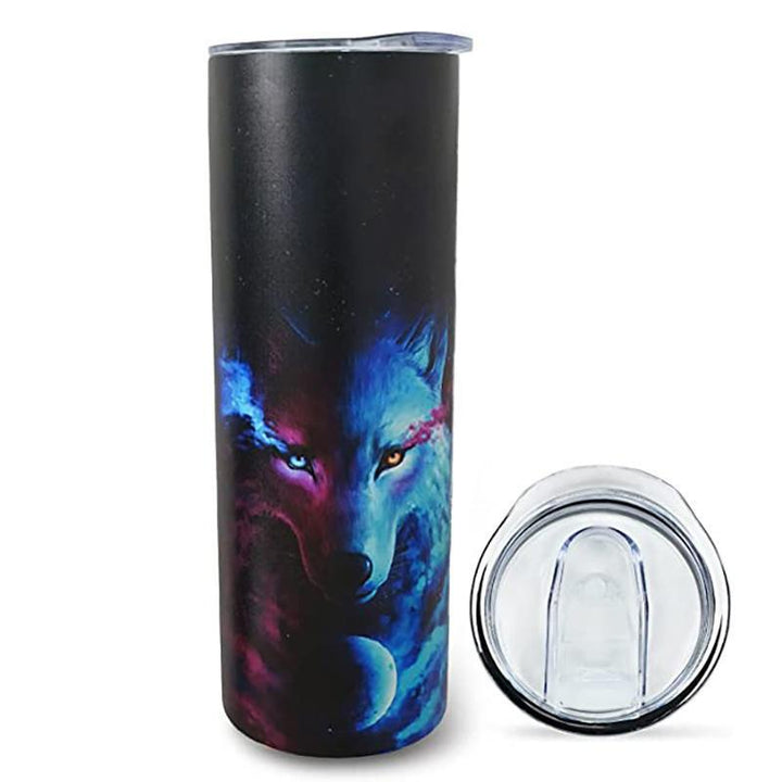 Insulated Stainless Steel Stemless Wine Tumbler With Witty Coworker Quote Laser-Engraved